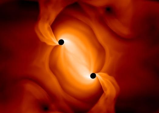 Pergunte a um astrônomo: Fusão de buracos negros supermassivos